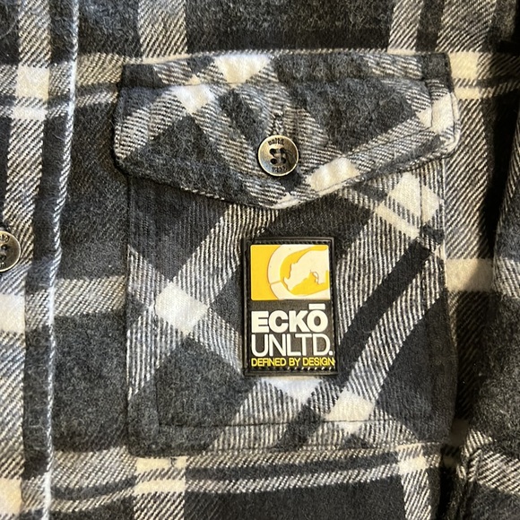 ECKO UNLTD KID BOY YOUTH BUTTON UP SWEATER JACKET - Picture 4 of 6